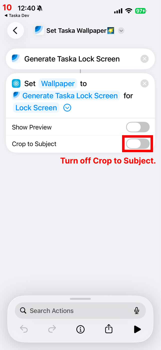 Turn off Crop to Subject
