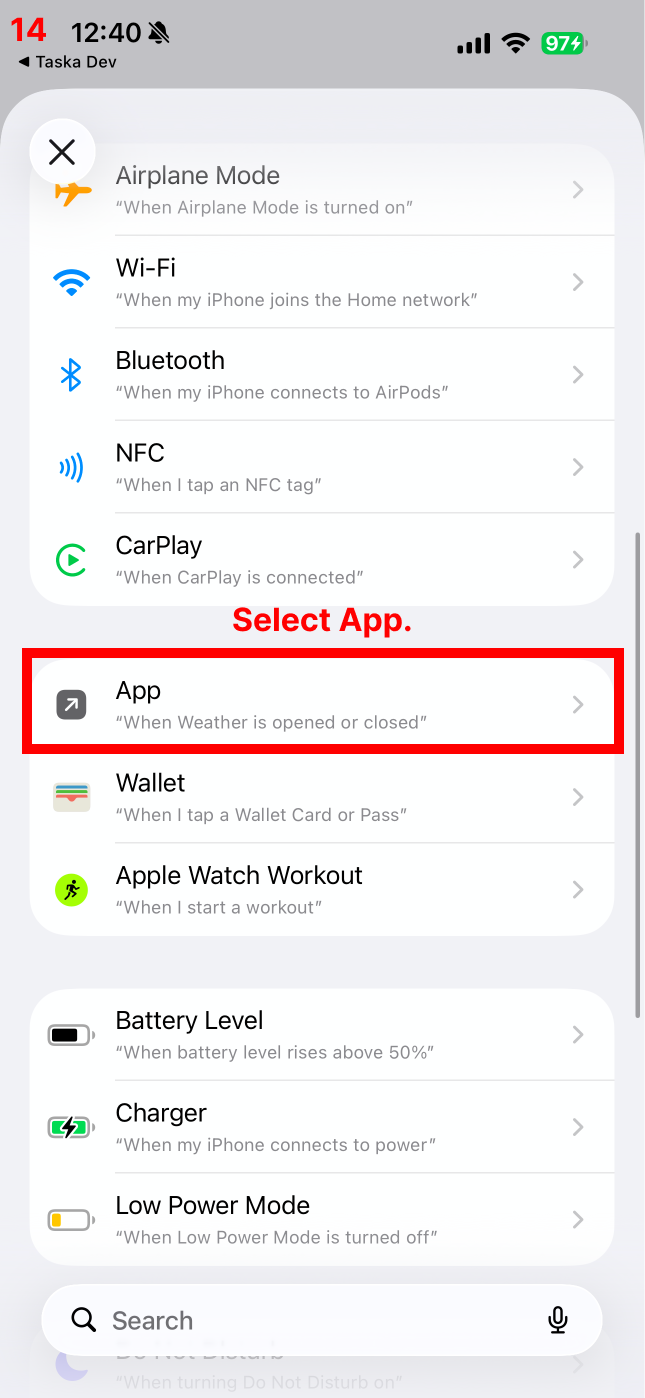Select App